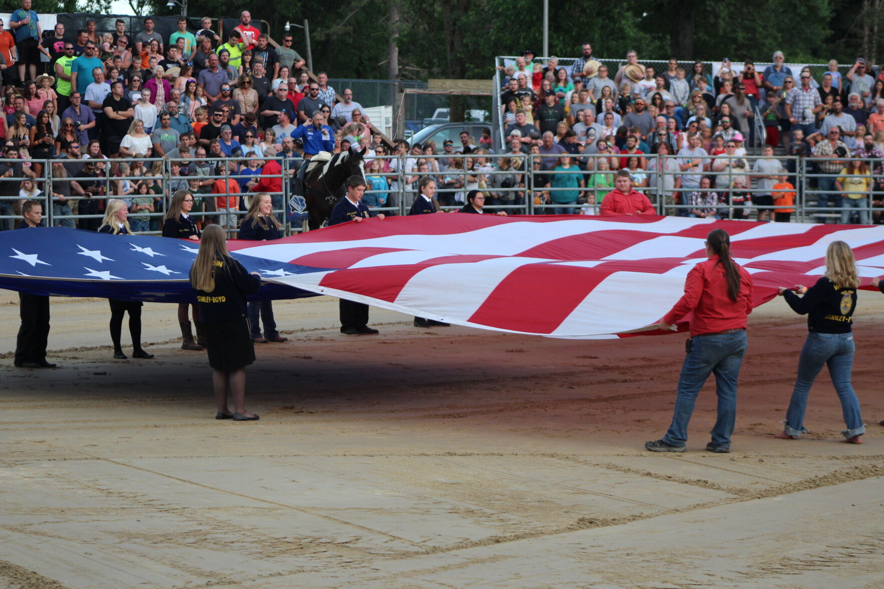American Flag presentation